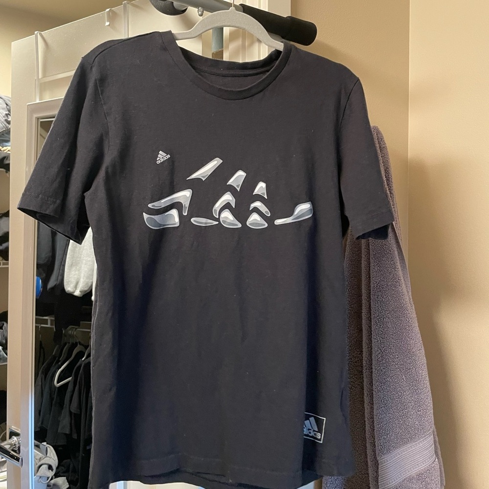 Men’s black adidas graphic tee